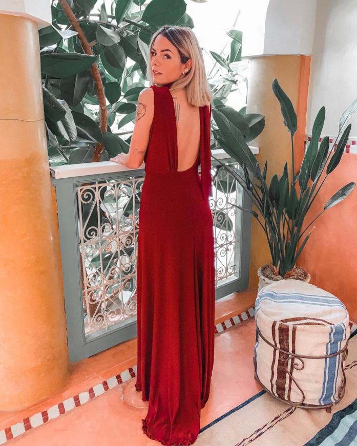 Paola Nina Gennaro Paola Nina Gennaro in abito da sera rosso
