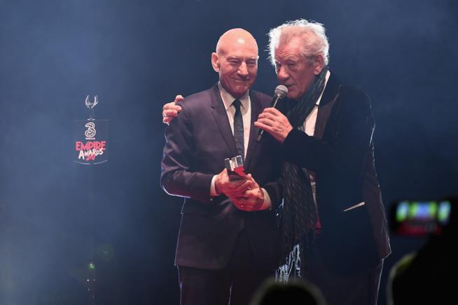 Ian McKellen e Patrick Stewart Patrick Stewart e Ian McKellen