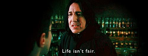 Severus Piton Piton parla arrabbiato con Potter