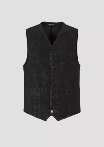 Gilet monopetto in jersey ultralight
