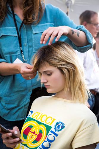 Capelli biondi tinti Capelli biondi con base scura