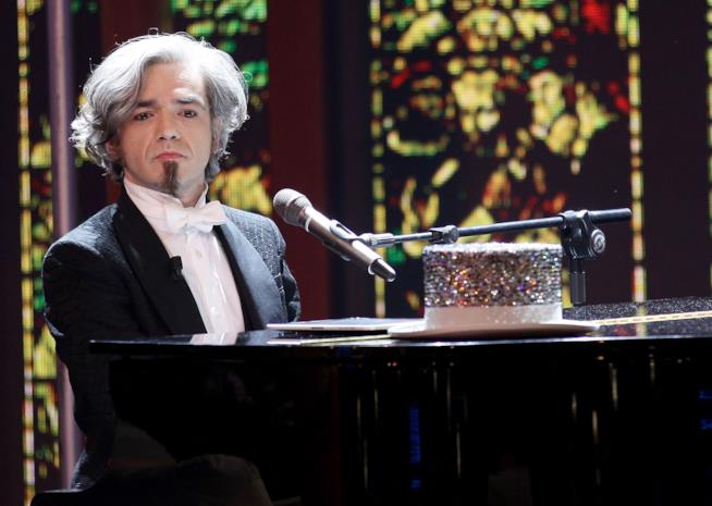 Morgan al pianoforte Morgan si esibisce