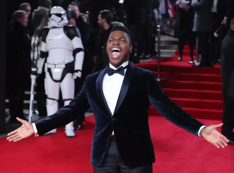 Le foto e i video del party di Star Wars IV L'attore John Boyega