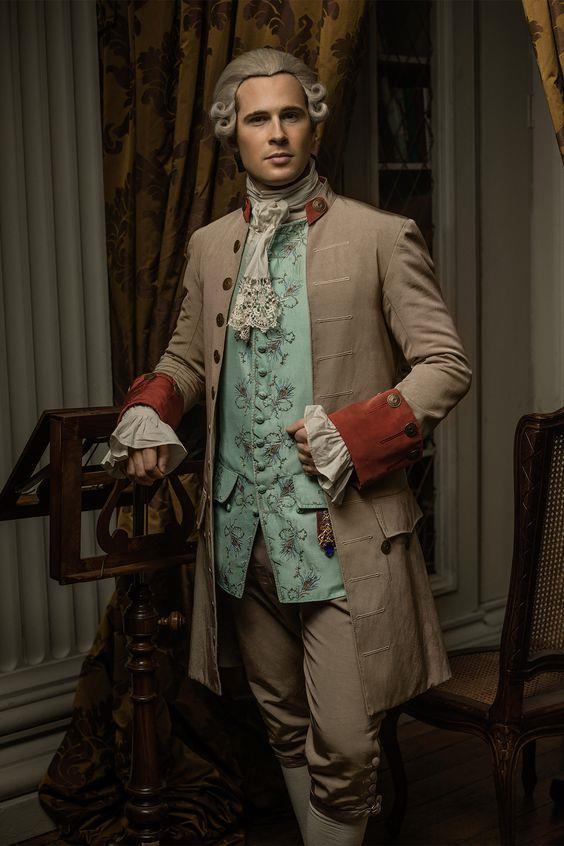 John Grey David Berry in posa come John Grey