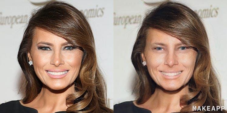 Melania Trump prima e dopo Melania Trump prima e dopo