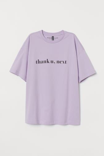 T-shirt con stampa Ariana Grande x H&M