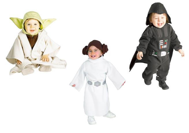 I costumi per dei babyfan di Star Wars Costumi di Star Wars