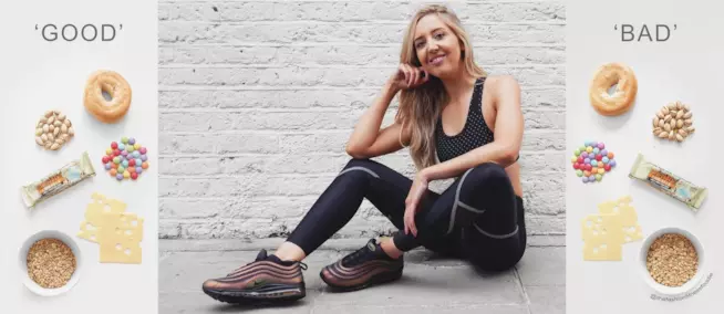 Lucy Mountain e le sue infografiche sul cibo La fitness blogger Lucy Mountain