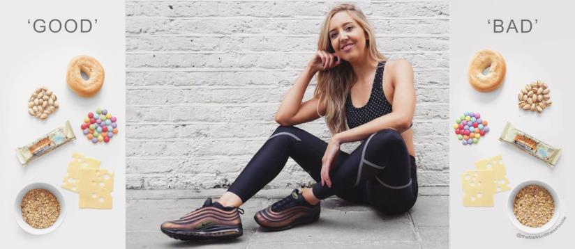 Lucy Mountain e le sue infografiche sul cibo La fitness blogger Lucy Mountain