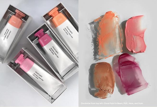Cloud Paint di Glossier Cloud Paint, il blush in crema-gel di Glossier disponibili in 4 colori