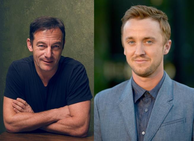 Jason Isaacs e Tom Felton Gli attori Jason Isaacs e Tom Felton