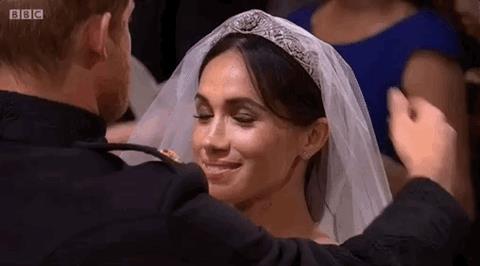 Meghan e Harry Meghan e Harry durante le nozze
