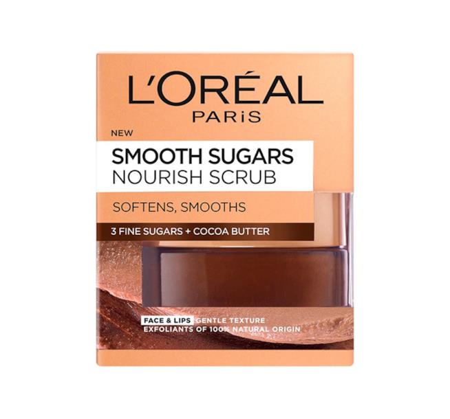 Scrub a base di zucchero al profumo di cioccolato Scrub leggero adatto anche a pelli abbronzate