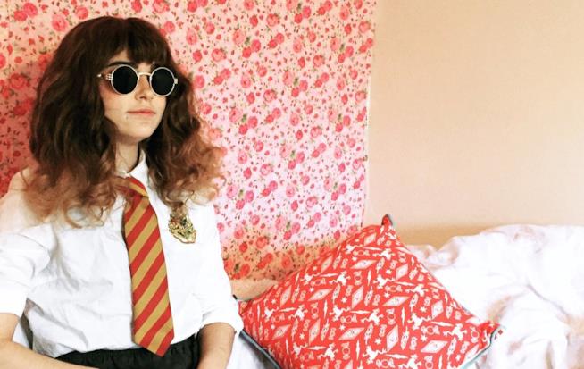 Kelsey Ellison nei panni di Hermione su Twitter Kelsey Ellison