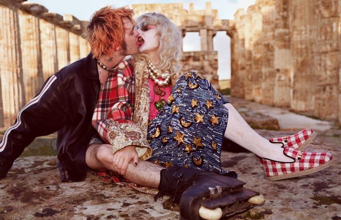 Campagna Pre Fall Gucci Uno scatto della campagna Pre Fall Gucci