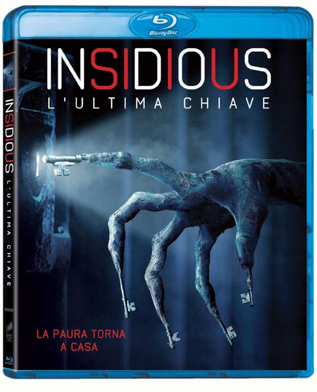 Indisious - L'ultima chiave in Blu-Ray Il Blu Ray di Insidious L'ultima chiave