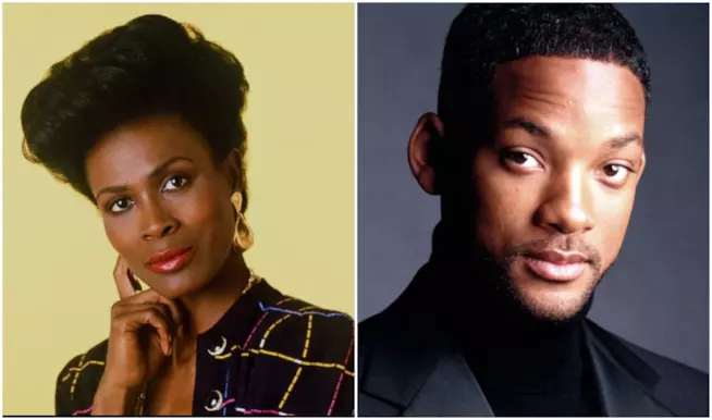 Will Smith risponde alle accuse Collage tra Janet Hubert e Will Smith