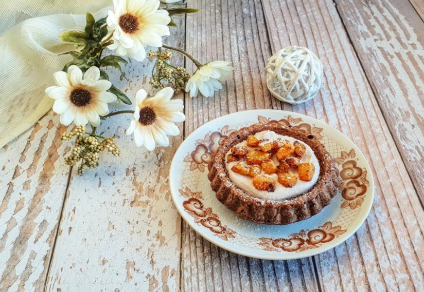 Tartelletta alla zucca Dolcetto al cacao