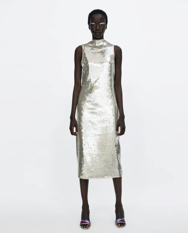 Abito glitter Abito glitter Zara
