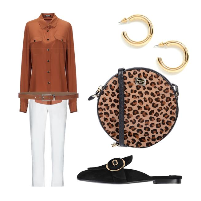 Il dettaglio sauvage che fa la differenza Outfit con borsa animalier