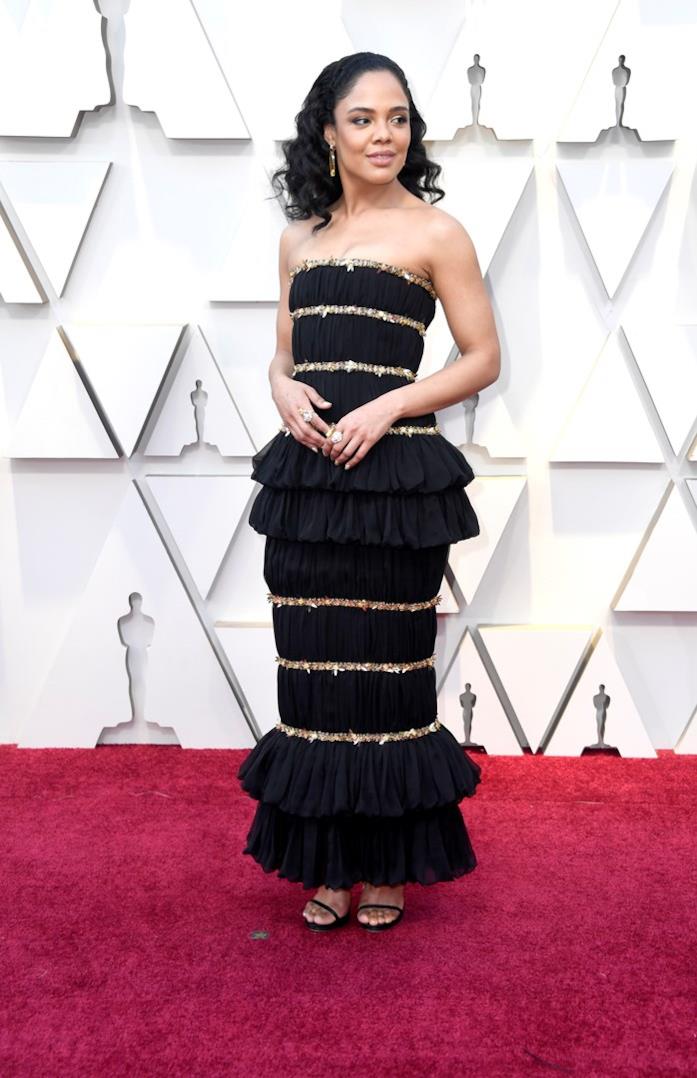 Tessa Thompson Tessa Thompson sul red carpet degli Oscar