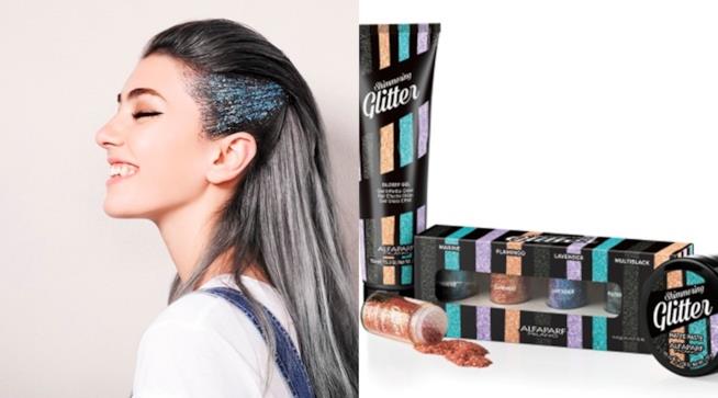 Alfaparf Milano linea Shimmering Glitter per capelli super luminosi Alfaparf Milano con Shimmering Glitter offre luce e brillantezza sui capelli