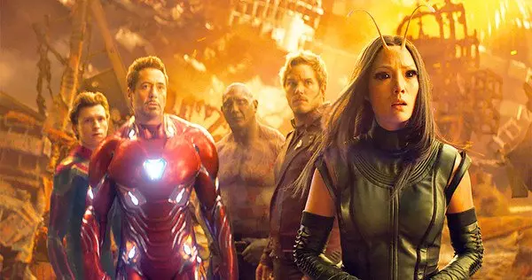 Una scena di Infinity War Infinity War