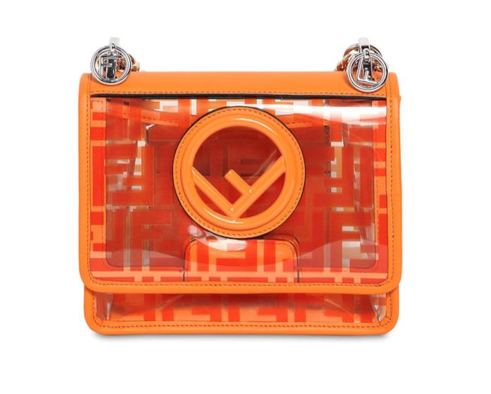 Borsa Fendi Borsa Fendi arancio in PVC