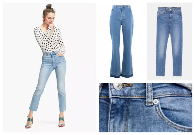 I jeans a vita alta moda primavera estate 2018 A vita alta, i jeans come Marilyn Monroe