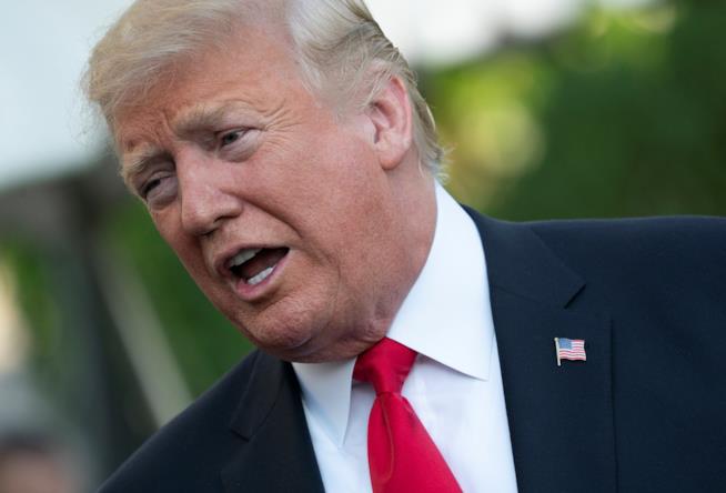 Donald Trump Il presidente americano Donald Trump