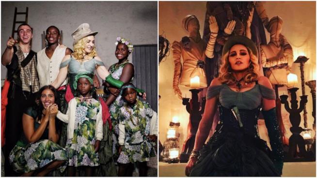 Madonna e il primo scatto social insieme ai sei figli per il suo compleanno Alcuni scatti del compleanno di Madonna