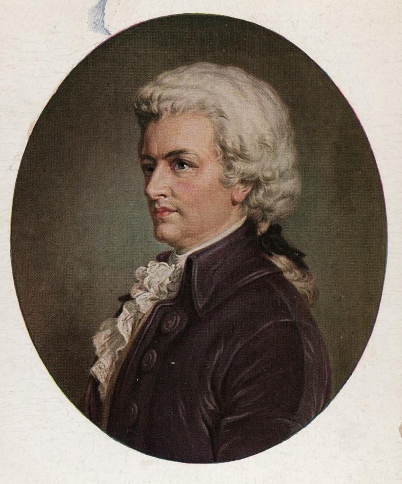 Wolfgang Amadeus Mozart Ritratto del compositore Wolfgang Amadeus Mozart