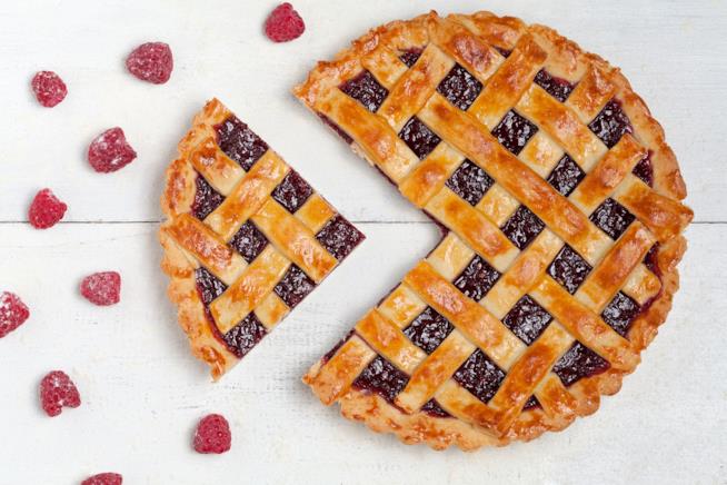 Crostata con marmellata di lamponi Crostata con marmellata