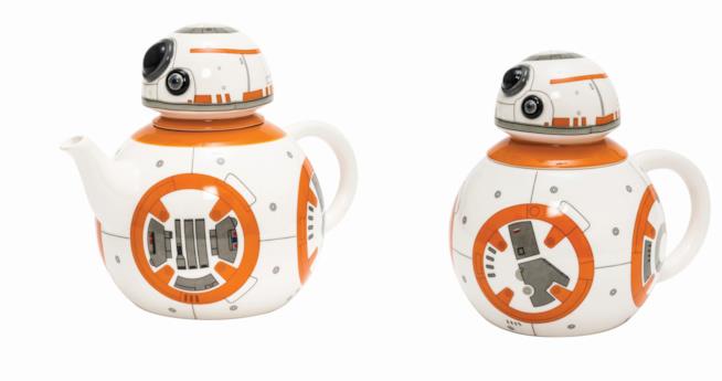 Teiera e tazza a forma di BB-8 Teiera e tazza in ceramica a forma di BB-8