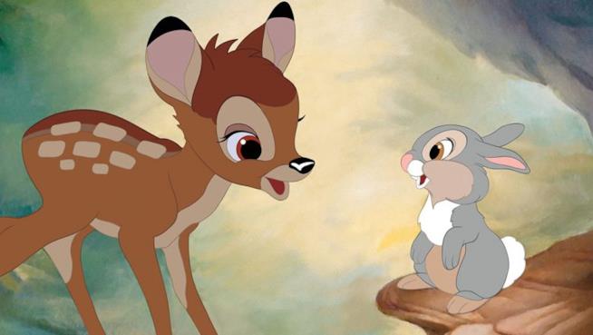 Bambi, Disney Un'immagine del cartone animato Bambi