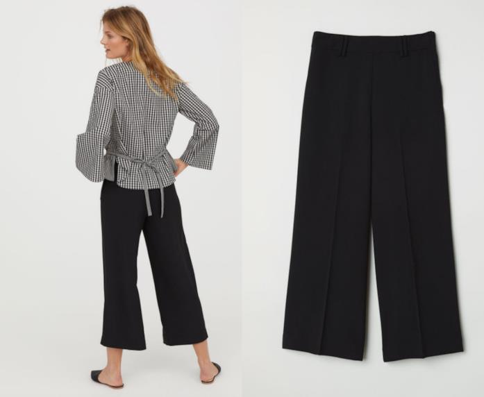 Pantaloni palazzo neri Pantaloni palazzo neri H&M