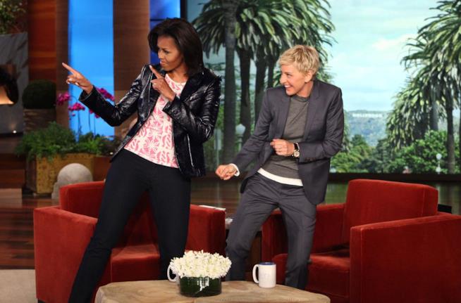 Michelle Obama andrà ospite da Ellen Michelle Obama ospite in tv da Ellen