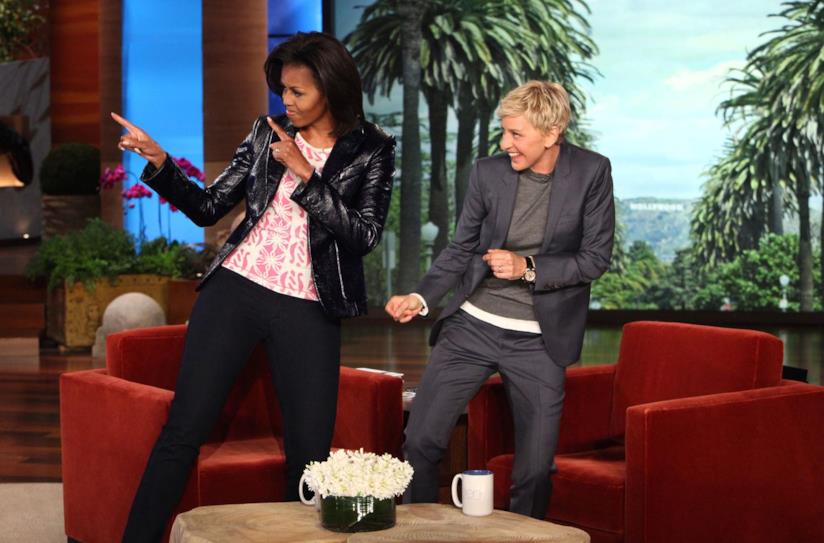 Michelle Obama andrà ospite da Ellen Michelle Obama ospite in tv da Ellen