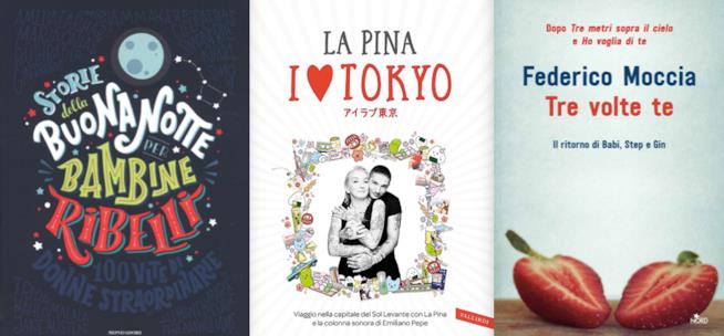 I 10 libri da leggere durante l'estate 2017 Le copertine di Storie della Buonanotte per Bambine Ribelli, I love Tokyo e Tre Volte Te