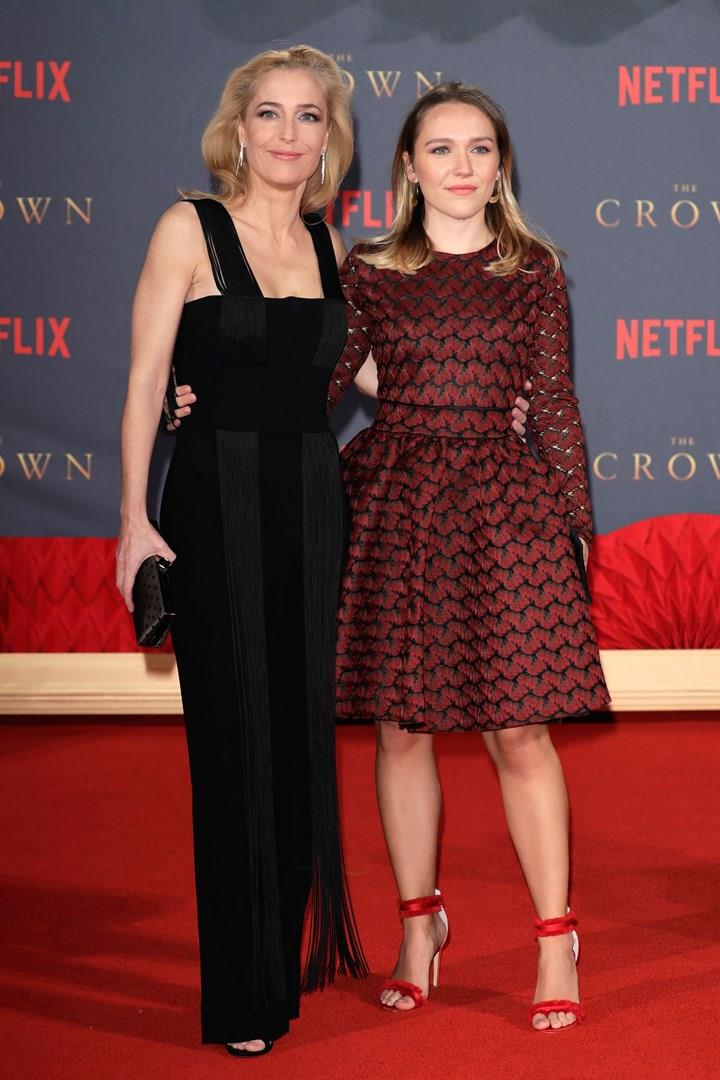 Piper Maru Klotz, figlia della bella e brava Gillian Anderson Gillian Anderson e Piper Maru Klotz