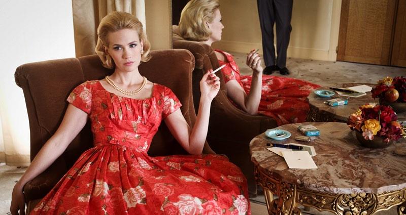 Betty Draper in primo piano