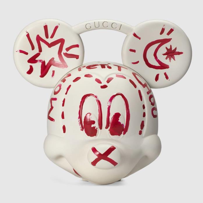 Borsa Mickey Gucci La Borsa Mickey Gucci bianca e rossa