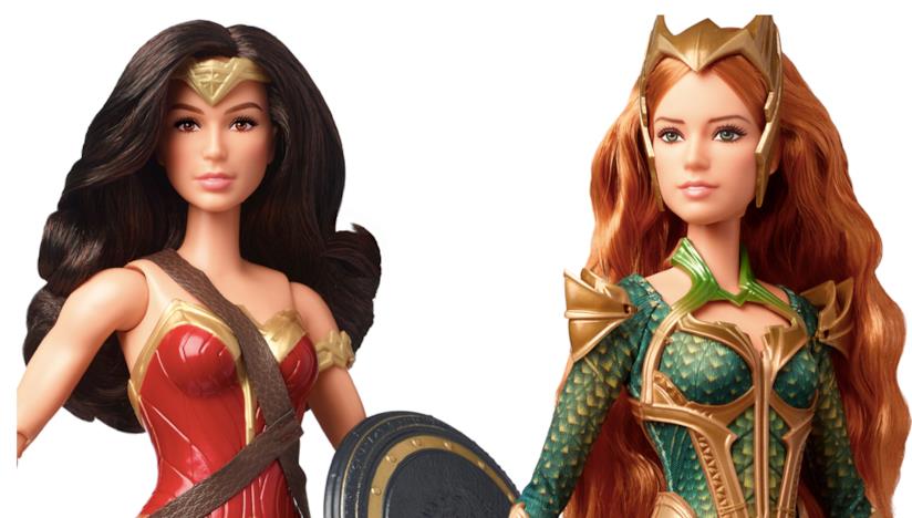 Le esclusive Barbie di Wonder Woman e Mera di Aquaman Le Barbie di Wonder Woman e Mera