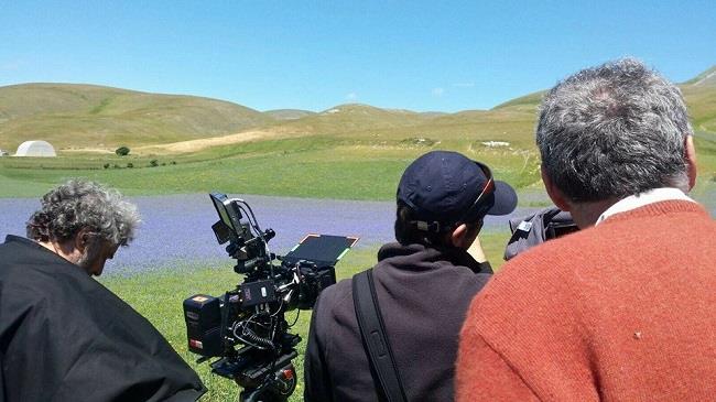 La botta grossa - Storie da dentro il terremoto, documentario di Sandro Baldoni Le riprese di La botta grossa - Storie da dentro il terremoto
