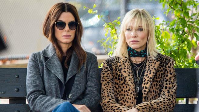 Sandra Bullock e Cate Blanchett Sandra Bullock e Cate Blanchett in una scena di Ocean's Eight
