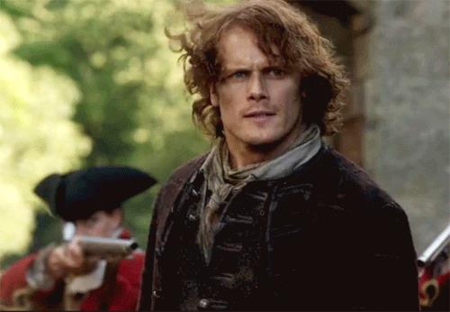 Jamie Jamie mentre sta per essere catturato a Lallybroch
