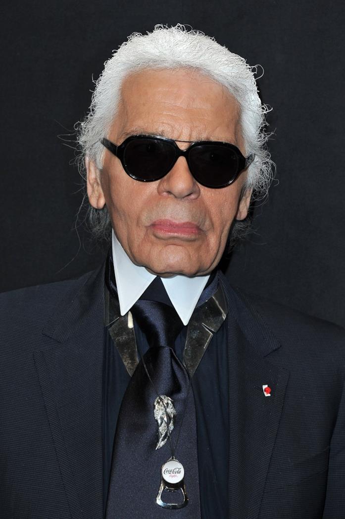 Karl Lagerfeld Karl Lagerfeld in primo piano