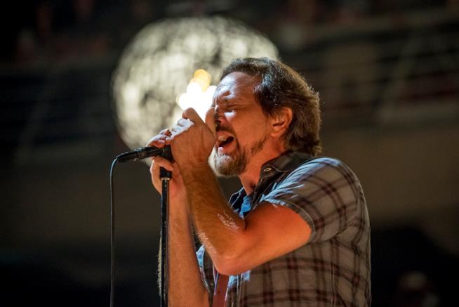 I Pearl Jam in concerto in Cile il 13 marzo 2018 Eddie Vedder in concerto con i Pearl Jam in Cile il 13 marzo 2018