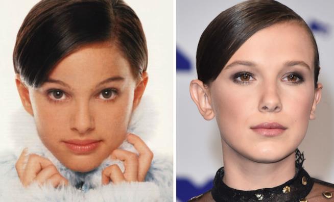 Natalie Portman sulla somiglianza con Millie Bobby Brown Natalie Portman e Millie Bobby Brown