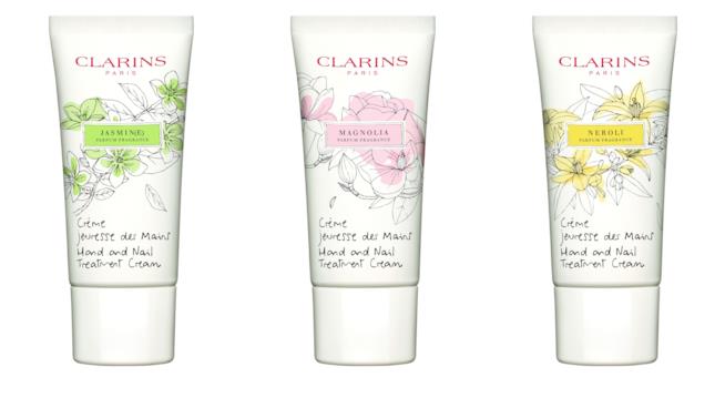Clarins mette a punto le sue ultime novità make-up e skincare Crème Jeunesse des Mains di Clarins